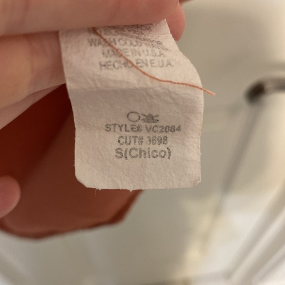 Burnt orange tunic with bell-sleeves - Picture 6 of 6